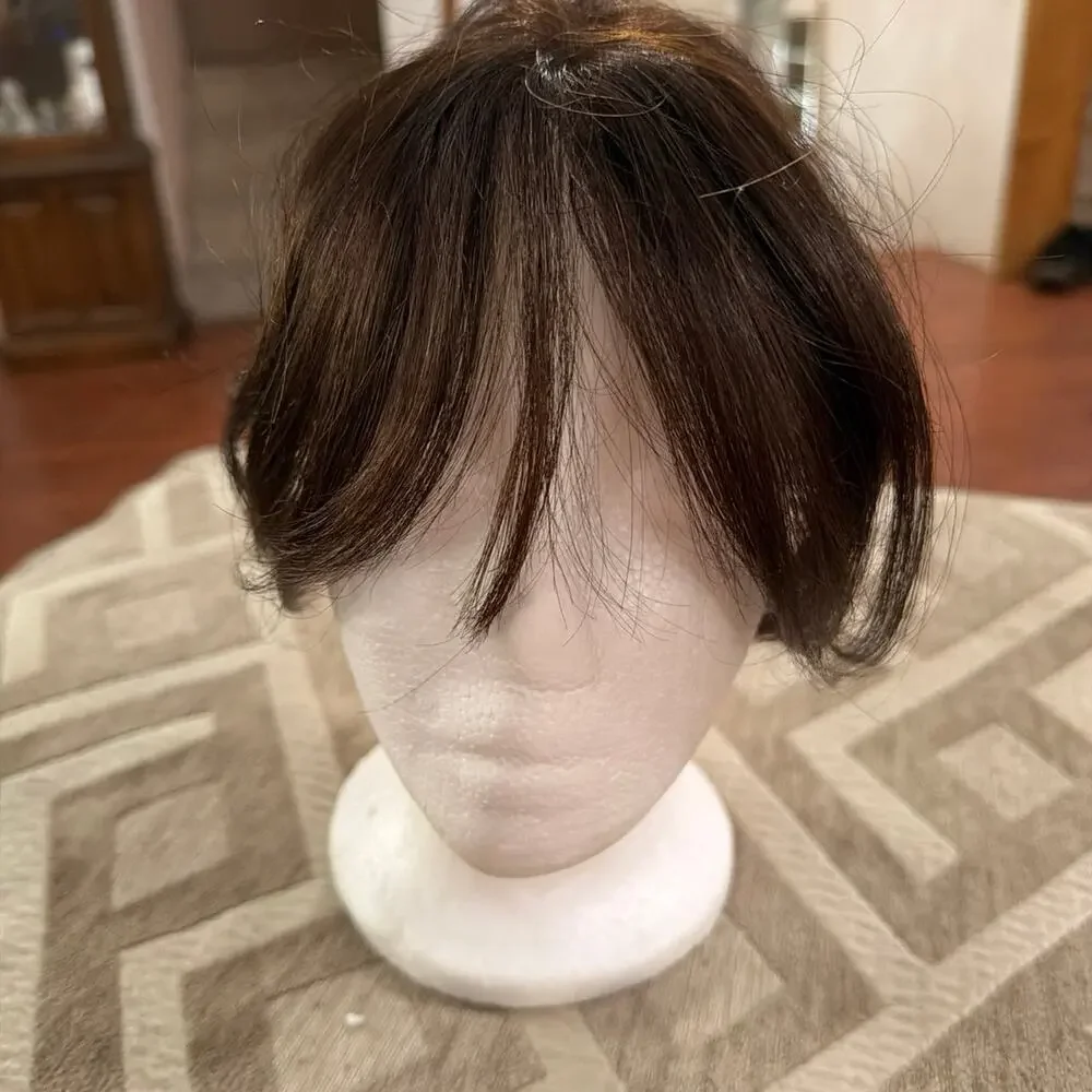 Brown Hair Topper for Thinning Hair (Synthetic)